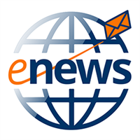 eNews logo large globe
